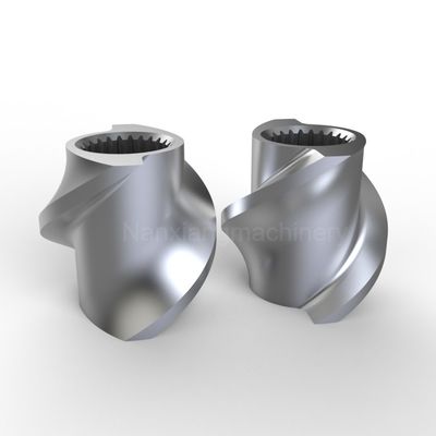 Pengecoran Resistant Twin Screw Extruder SK elemen sekrup untuk industri plastik