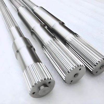 Beli Bahan Jerman Single Key Shaft Diameter 10mm - 240mm Twin Screw Extrusion Shaft online manufacture