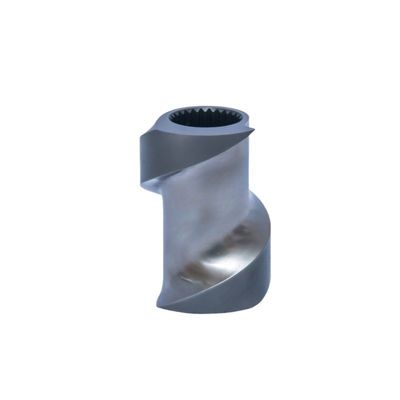 Beli Twin Screw SFV Screw Element Disesuaikan Nitride Coating Extruder Elements Untuk Kosmetik online manufacture