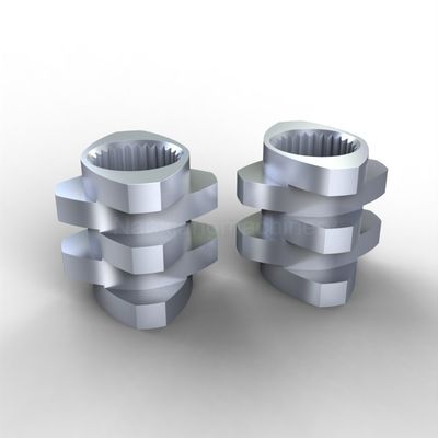 Beli Precision Machined Neutral Kneading Block 316L HIP Twin Screw Extruder Parts online manufacture