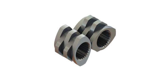 Beli 38CrMoAlA Custom Kneading Block Wear Resistance Neutral Untuk Twin Screw Extruders online manufacture