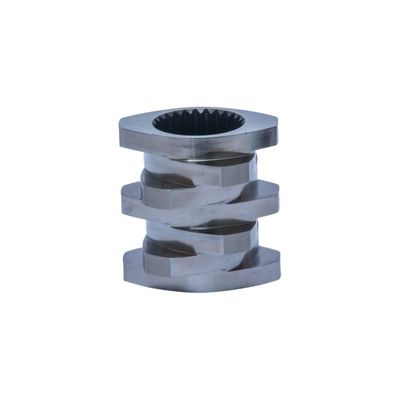 Beli 30 45 60 derajat Aluminium Perunggu Kneading Block Polishing Sand Blast Extruder bagian sekrup online manufacture
