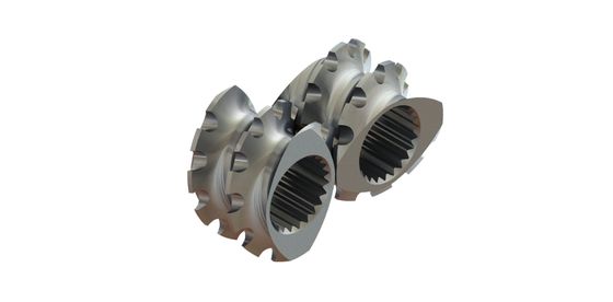 Beli Zona pencampuran TME Twin Extruder Screw Element Bagian yang diekstrusi 0,3kg PE online manufacture