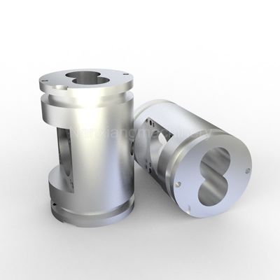 Industri Minyak Extruder Side Feed Barrel Untuk Maris 219 Twin Screw Extruder Pelletizer
