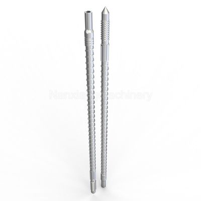 Co Rotating Hexagonal Shaft Plastic Pelletizer Cold Rolling Untuk Twin Screw Extruder