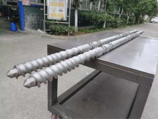HPL77 Cold Rolling Extruder Hexagonal Shaft Untuk Plastik Extruder Screw Desain A40