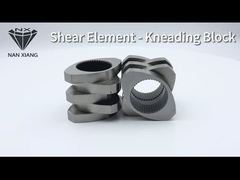 Melting Zone Extruder Kneading Block 30 derajat 45 derajat 60 derajat sudut