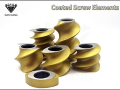 W6Mo5Cr4V2 Baja Heliks Tunggal Elemen Sekrup Extruder Pengeras Vakuum Untuk Lapisan Bubuk