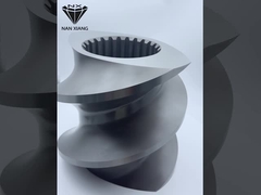 Vacuum Hardened Twin Screw Extruder Elements Wear Resistance HRC 58-62 Untuk Bahan Biodegradable